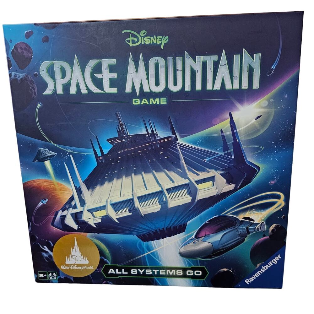 Disney Space Mountain All Systems Go Board Game Party Group Game Night Family